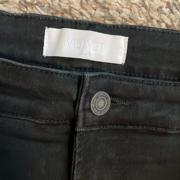 Vervet Blue distressed Marilyn high rise Jeans -size 32 - Picture 3 of 8